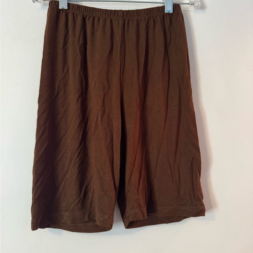 Hara the Label Women's High Waist Brown Shorts